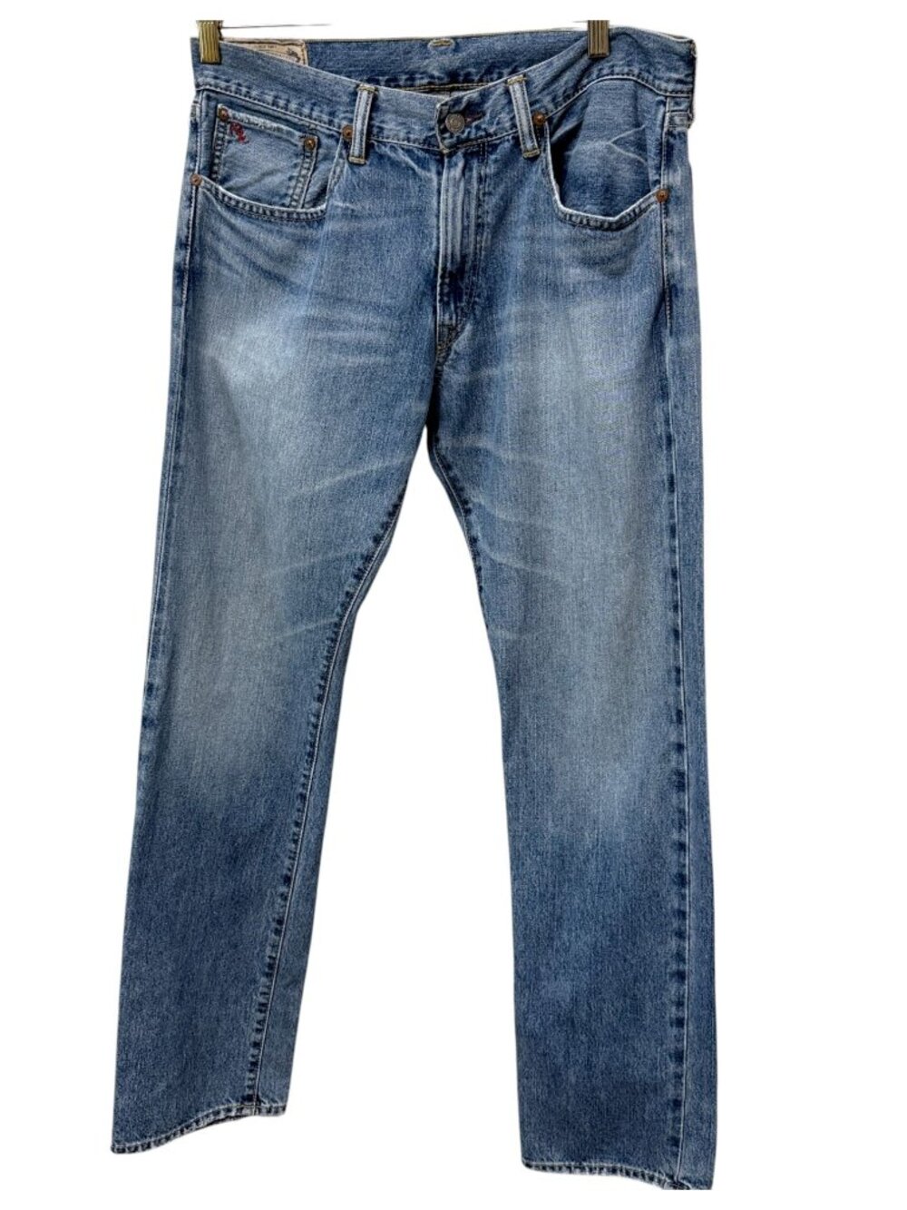 POLO RALPH LAUREN Jeans 32x32 Mens Vintage 90s Y2K Blue Authentic Dungarees